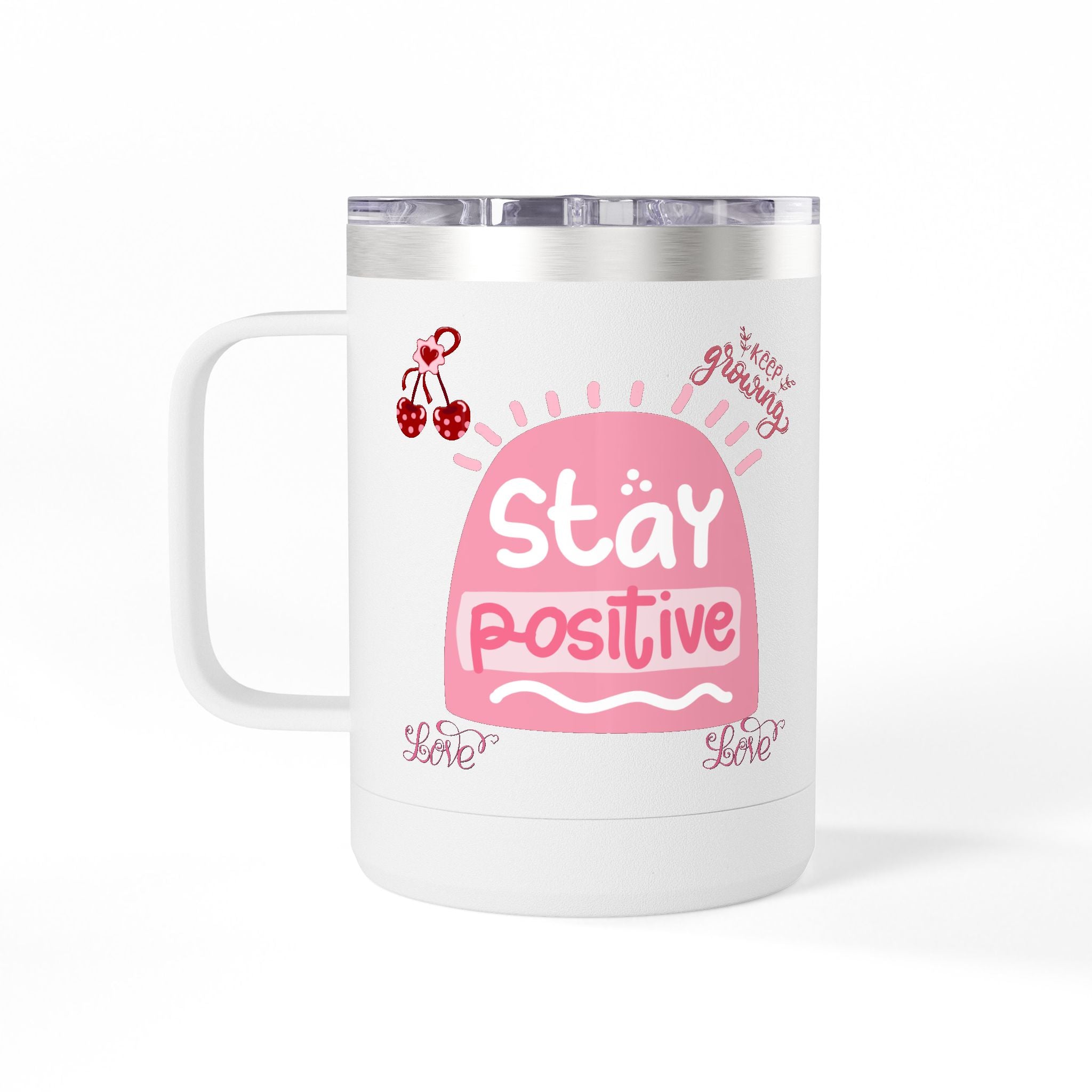 Coffee Mug Tumbler, 15oz