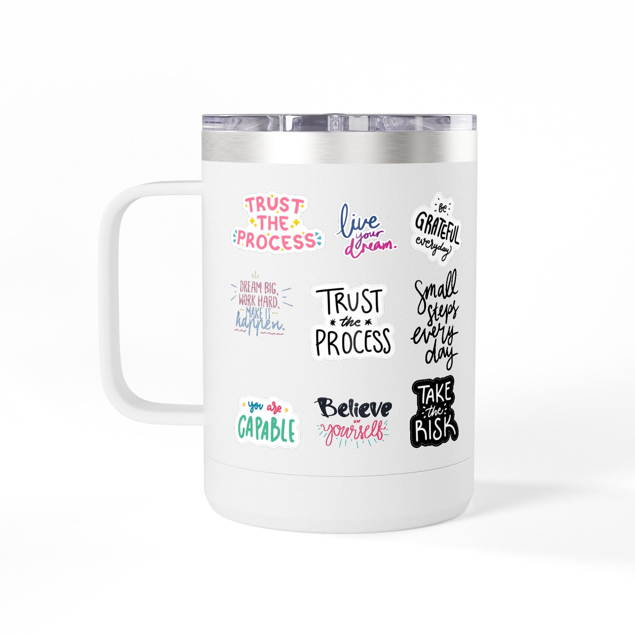 Coffee Mug Tumbler, 15oz